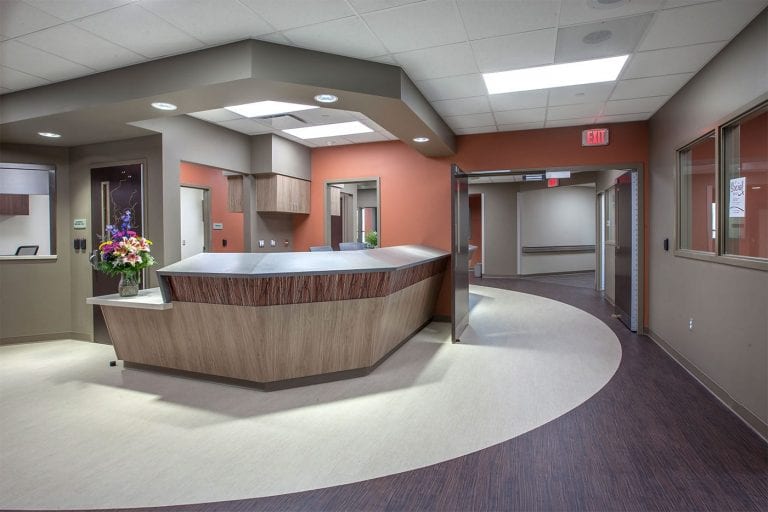 Lancaster-interior front desk